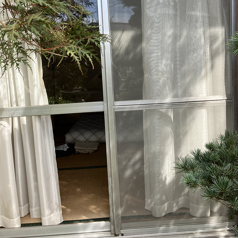 川崎市中原区で寝室の窓の透明ガラス交換